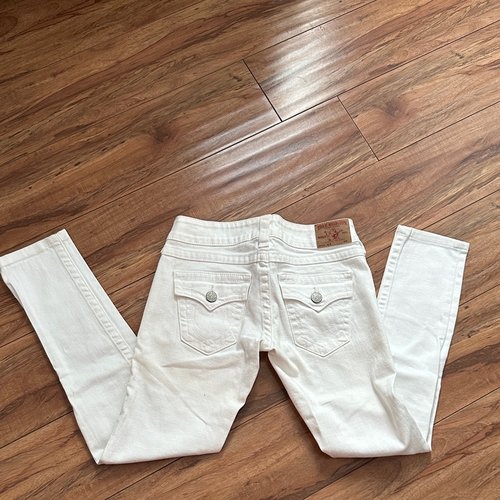 True Religion White Women's Skinny Jeans